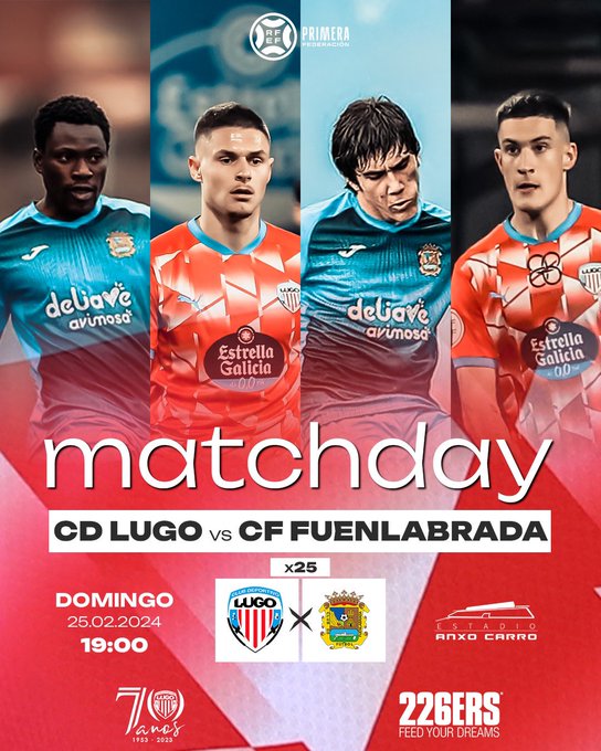 Ver en directo el CD Lugo - Fuenlabrada