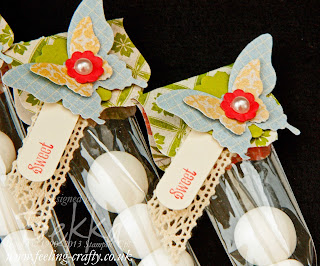 Tea for Two Mint Butterfly Gifts by Stampin' Up! Demonstrator Bekka Prideaux - check out her blog for lots of cute ideas