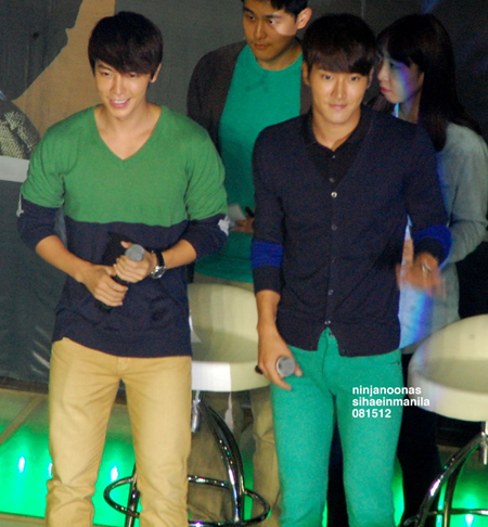 Siwon and Donghae - SiHae in Manila