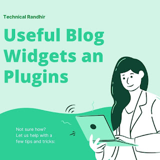 Useful Blog Widgets And Plugins