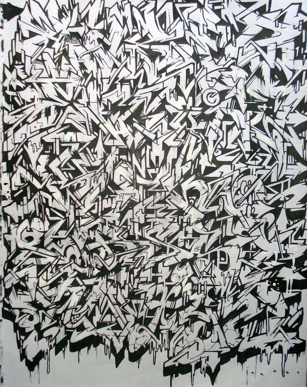 Graffiti Alphabet Wildstyle