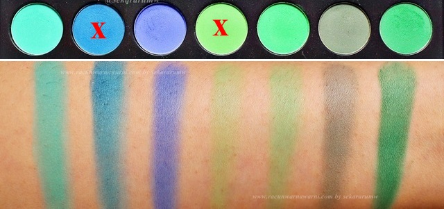 Swatch Morphe Eyeshadow Baris 3