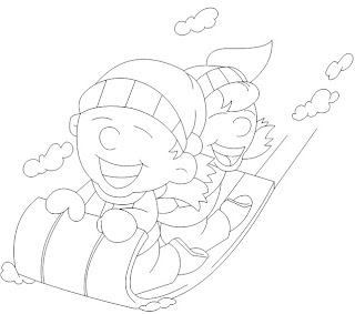 free coloring pages, winter coloring pages