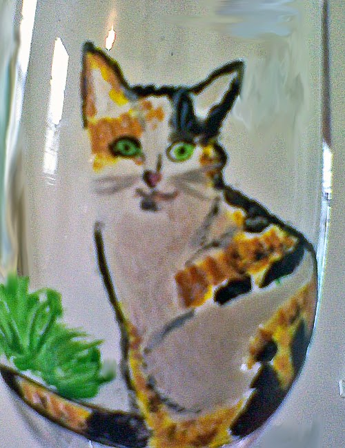 cat wine glass