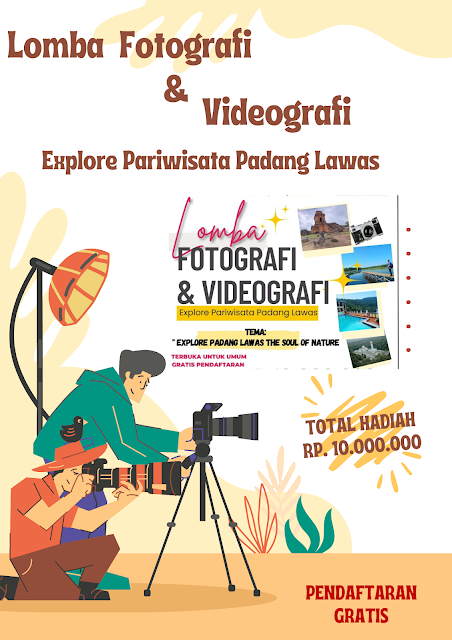 Lomba Fotografi dan Videografi Explore Pariwisata Padang Lawas