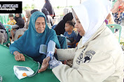 Dalam Rangkaian HUT Kodam IM Ke- 66, Kodim 0117/Aceh Tamiang Buka Kegiatan Bakti Sosial Pengobatan Gratis