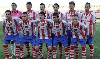 Equipo titular,  Algeciras C. F. lider del grupo 10. ( Foto : futbolme.com )