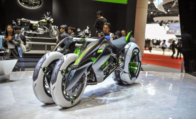 Gambar Motor Kawasaki J "Radical Cyberpunk Anime"