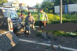 Kecelakaan Motor vs Pick Up Di Batu, Satu Korban Meninggal