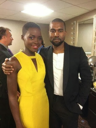 Lupita Nyong'o Hangs Out with Kanye West 
