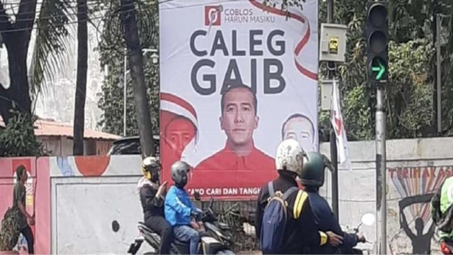 Baliho Caleg Goib Harun Masiku Banyak Terpasang di Jakarta