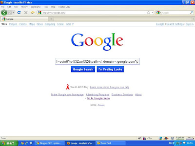 Google Search in Color Interface - Step 2