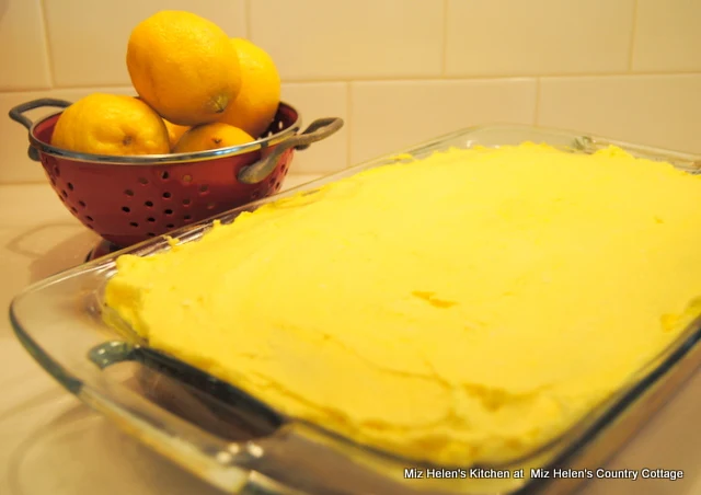 Italian Lemon Cream Cake at Miz Helen's Country Cottage