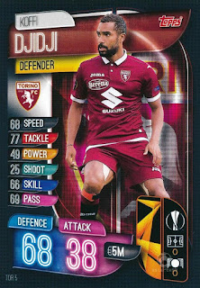 Topps Match Attax UEFA Champions League 2019-2020 (International Variant) Torino FC Set