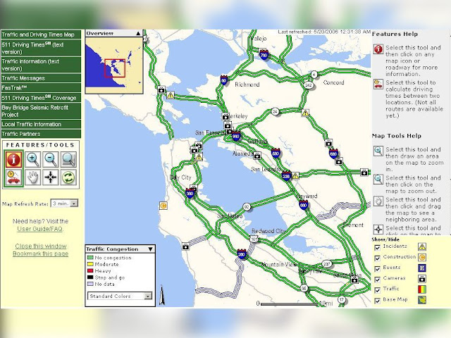 511 Traffic Map Bay Area