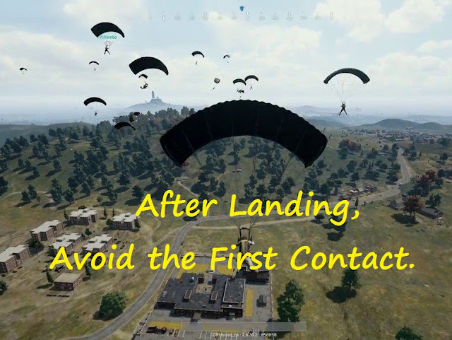 After Landing, Avoid the First Contact