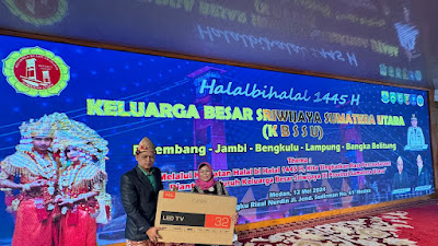 Kejutan Hadiah Umrah Dari Pj Gubsu Pada Acara Halal Bihalal Keluarga Besar Sriwijaya Sumatera Utara