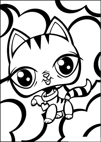 Desenhos para colorir Littlest Pet Shop