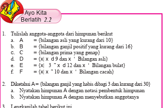 Kunci Jawaban Matematika Kelas 7 Halaman 121 Ayo Kita Berlatih 2 2 Bab 2 Ilmu Edukasi