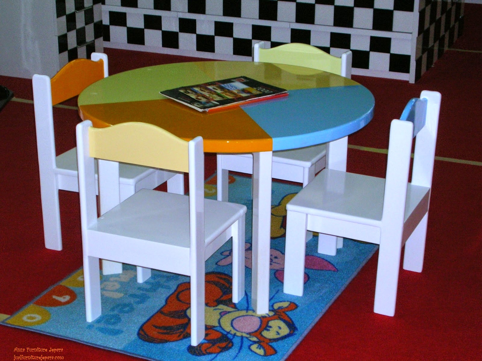 Furniture Anak Meja  Belajar  Anak TK 