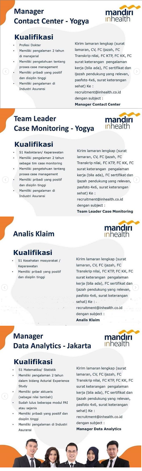  Mandiri Inhealth Bulan Agustus 2019