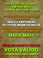 CORRUPÇÃO , ABSTENÇÃO, VOTOS BRANCOS NULOS