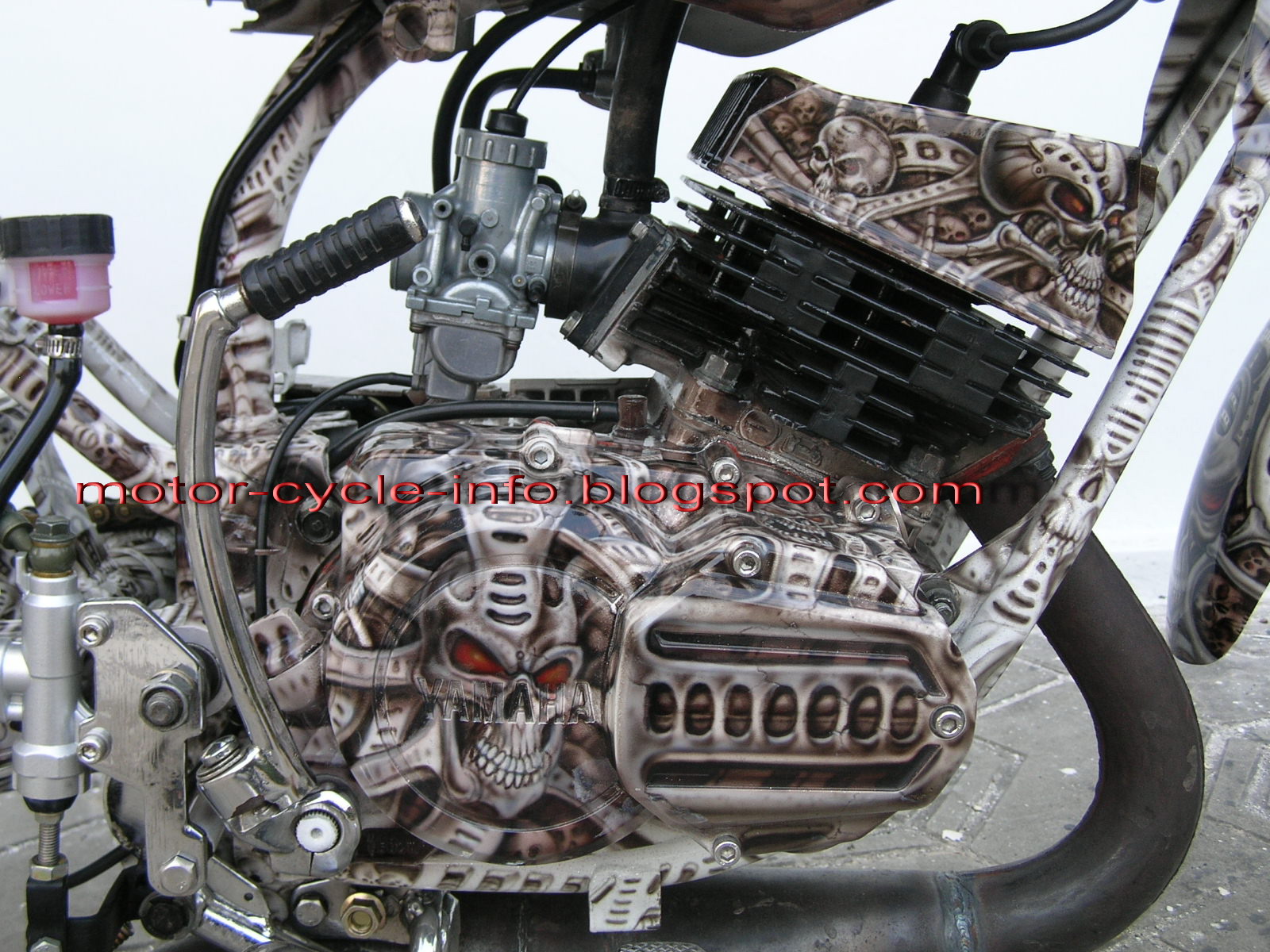 Autos Motorcycles Modif YAMAHA RX KING Airbrush Extreme