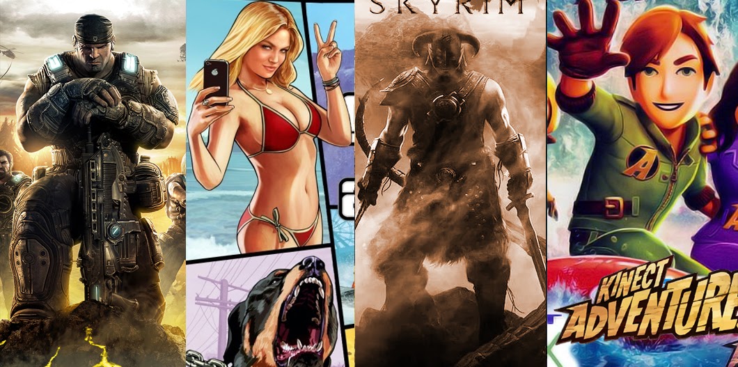 Os jogos mais vendidos do Xbox 360