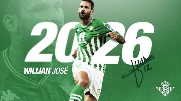Oficial: Betis, Willian José firma hasta 2026