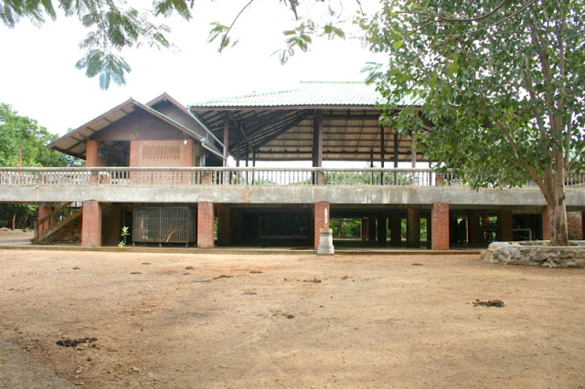 Tiger Temple Meeting Hall for the Monks in Thailand