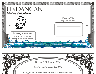 Download Undangan  Gratis  Desain  Undangan  Pernikahan 