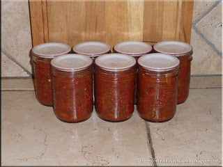 home canned picante sauce