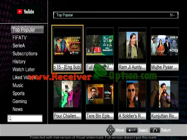 1506TV 4MB BUILT IN WIFI NEW SOFTWARE WITH YOU TUBE OK & DIRECT BISS KEY OPTION FEBRUARY 09 2023