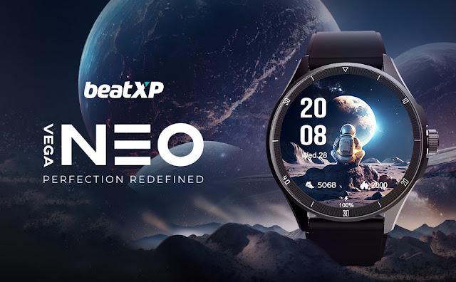 beatXP Vega Neo 1.43” AMOLED bluetooth Calling Smartwatch