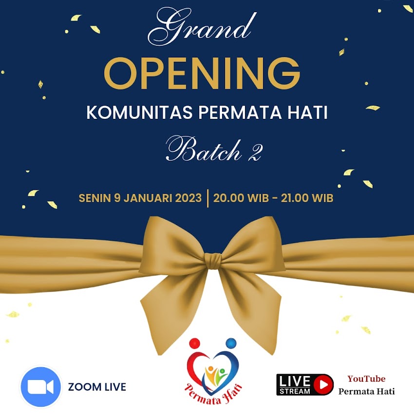 Grand Opening Komunitas Permata Hati Batch 2