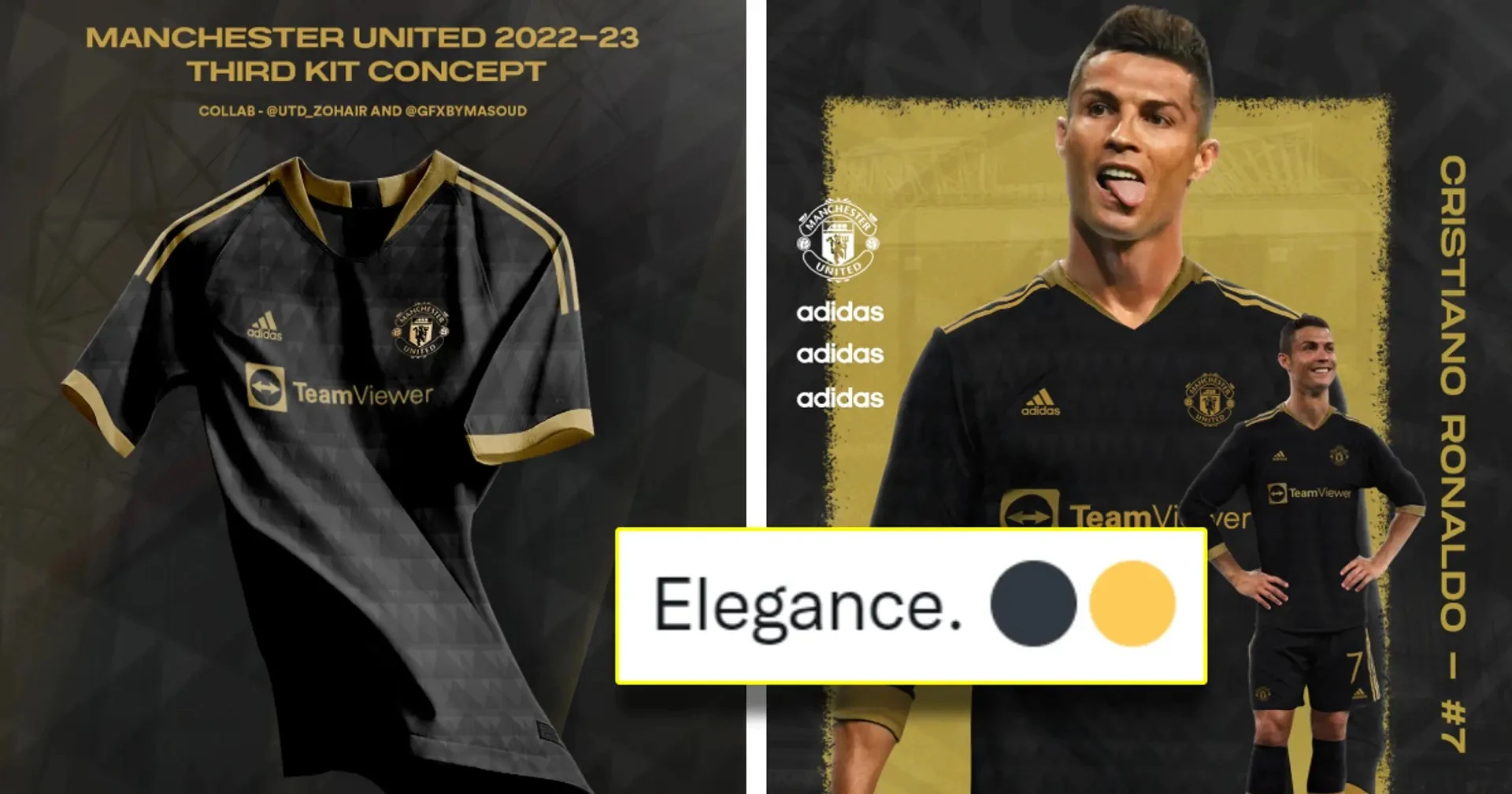 'I'd buy this even if we get relegated': Man United fans in love with epic black-and-gold concept kit