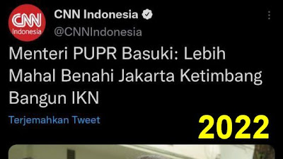 Kata Menteri PUPR 'Lebih Mahal Benahi Jakarta Ketimbang Bangun IKN' Balasan Netizen MAKJLEB BANGET