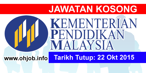Jawatan Kosong Kementerian Pendidikan Malaysia (MOE) (22 