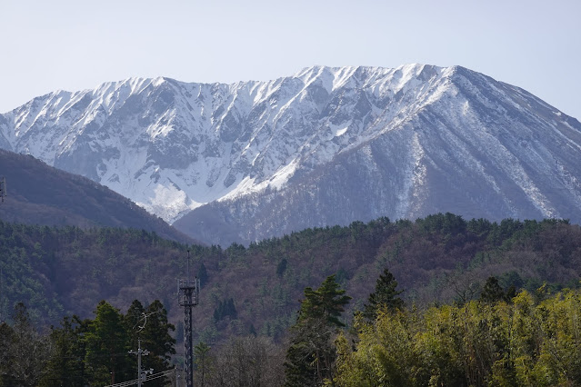 鳥取県道314号赤松大山線　種原　大山の眺望