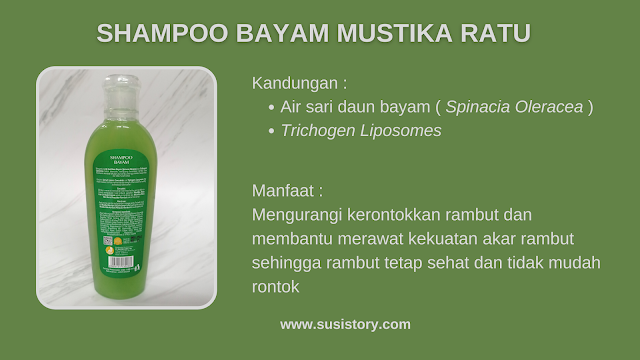 REVIEW SHAMPOO BAYAM MUSTIKA RATU UNTUK MENGURANGI RAMBUT RONTOK PARAH