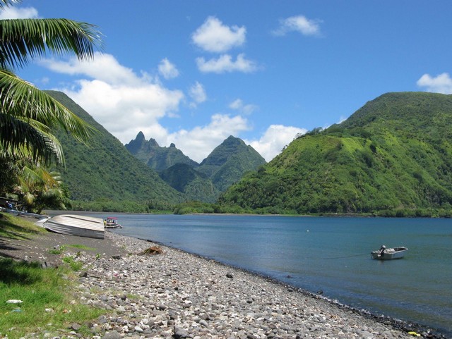 Tautira sur la presqu'ile de Tahiti