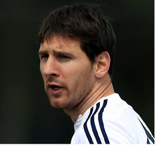 Lionel Messi big face