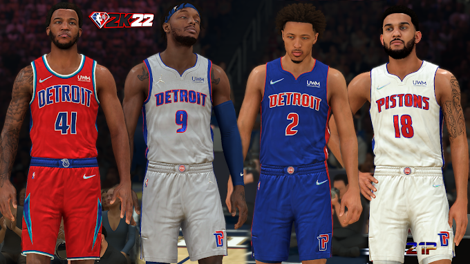 Detroit Pistons Jersey by Pinoy21 | NBA 2K22