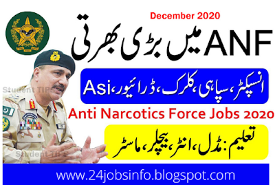 Anti Narcotics Force (ANF) Jobs