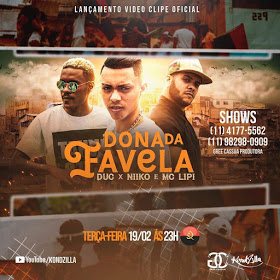BAIXAR MP3 : DucxNiiko Ft. MC Lipi - Dona Da Favela (Remix) [Exclusivo 2019] (download MP3)