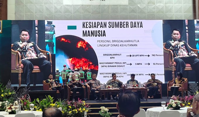 Dishut Kalteng Paparkan Strategi Pengendalian Karhutla dan Gambut di Rakornas Kehutanan 2025