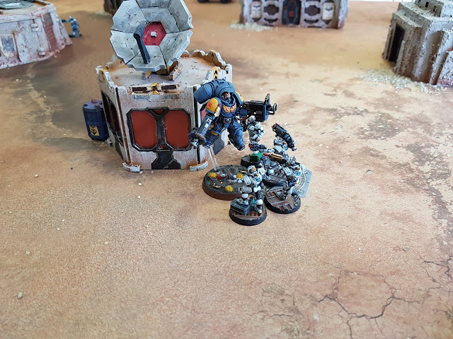 Warhammer 40k battle report - Eternal War - Vital Intelligence - 1500 points - Inquisition and Militarum Tempestus vs Space Wolves