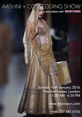 Presenting Aashni + co Wedding Show in association with MUSTANG