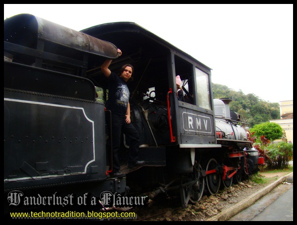 RMV 206 one of the few steam locomotives still existing in Brazil