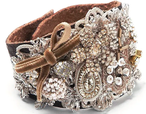 Popular DIY Upcycled Junk Jewelry Cuff Bracelets